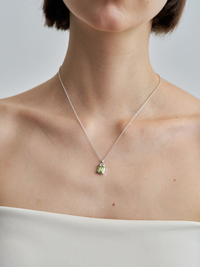Sand Dune Stone Necklace(peridot)