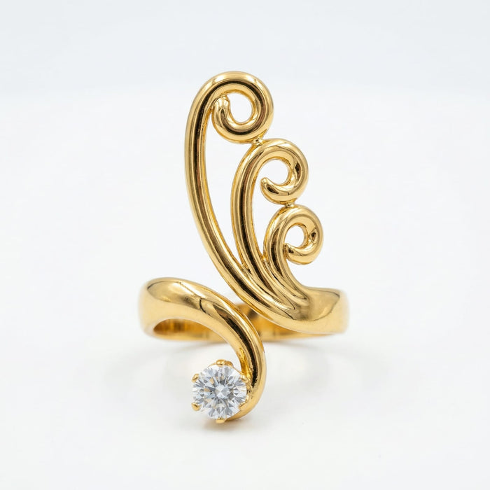 Serenity Swirl Ring